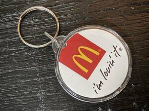 US ビンテージ　キーホルダー　Mcdonald's マクドナルド　i'm lovin' it 　mcd-37