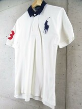 【送料300円可】1380m78◆キッズサイズ◆ビッグポニー◆Ralph Lauren ラルフローレン ナンバリング 半袖ポロシャツ L(14-16)◆ジャケット_画像4