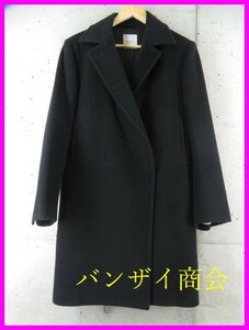 1380m133◆良品◆イタリア製◆COSTUME NATIONAL コスチュームナショナル メルトンウール チェスターコート 42/ジャケット/レディース/女性