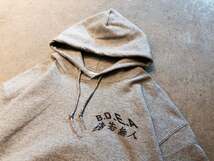 定価12100円 新品 EXTENSION JOURNEY HOODIE 傍若無人 プリント 起毛 スウェット パーカー エクステンション M グレー_画像1