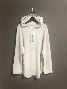 新品 A.D.A.N Thinq EASY HOODIE KNIT ワイド ニット パーカー エーディーエーエヌ XL 