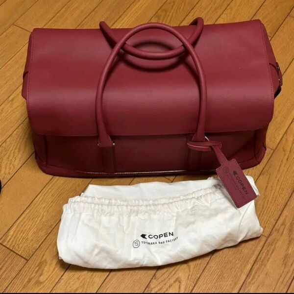 Caban.to COPEN 専用 2WAY レザーボストンバッグ RED