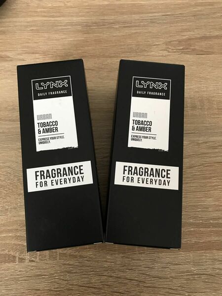 LYNX Tobacco & Amber リンクス　メンズ 香水 フレグランス 2本