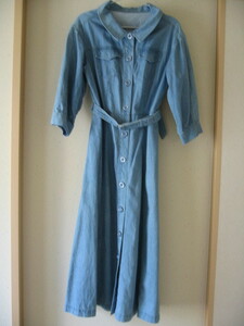 * beautiful goods [STRAWBERRY FIELDS/ICHIE ] Strawberry Fields Denim long One-piece *ichie