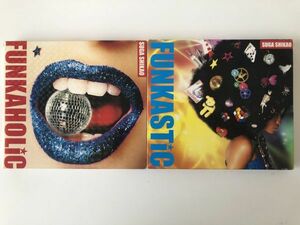 B14798　CD（中古）FUNKAHOLiC(初回生産限定盤)(DVD付)+FUNKASTiC(初回生産限定盤)(DVD付)　スガシカオ　2点セット