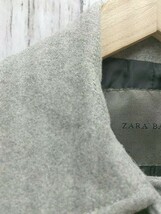 ZARA BASIC　ザラ ベーシック 無地　冬 長袖 ピーコート S グレー 女 1201000013475_画像4