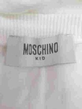 moschino Tシャツ　 カットソー ロゴ プリント キャンディー 汚れあり サイズ128 ホワイト キッズ 1211000010534_画像6