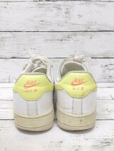 NIKE ナイキ スニーカー 315115-160　エア フォース 1　WMS AIR FORCE1 '07 24㎝ ホワイト　イエロー レディース 1208000019445_画像2