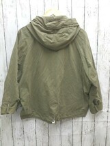 ZARA WOMAN　ザラ ウーマン ジップアップ　マウンテンパーカー　ブルゾン 長袖 ジャケット XS カーキ 女 1203000014735_画像2