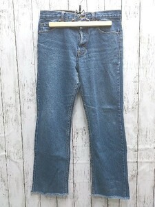 Levis リーバイス デニム 501　フロントボタン　ダメージジーンズ　ストレート サイズ W32 W32 ブルー ユニセックス 1206000013579