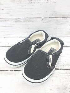 VANS　ヴァンズ スリッポン V98CJ　SLIP ON　キッズシューズ　シューズ　靴　マジックテープ 15㎝ ブラック キッズ　子供 1207000014177