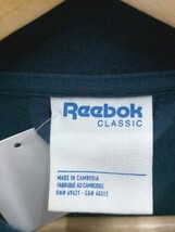 reebok リーボック パーカー 長袖 ジップアップ ジャージ ジャガードテープ 毛羽立ち有 Oサイズ ネイビー メンズ 1301000003008_画像3