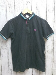 FRED PERRY JAPAN フレッドペリー　ポロシャツ　メンズ　ブラック　サイズs　#1107020017649