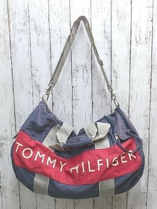 TOMMYHILFIGER　 トミー ヒルフィガー ボストンバッグ 2way ショルダー　ハンド　色褪せあり ネイビー ユニセックス 1209000015635