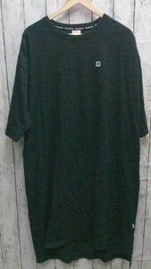 CONVERSE　コンバース Ｔシャツ　ロゴ　コットン100%　スリット入り 半袖 ひざ丈 ワンピース L ブラック 女 1203000012205