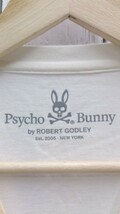 Psycho Bunny　サイコバニー ROBERT GODLEY PB-GV-73629　シミあり　イラスト　バニー 半袖 Ｔシャツ L ホワイト メンズ 1205000003306_画像3