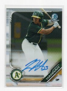 2019 Bowman Chrome [JAMESON HANNAH]1st Bowman 直筆サイン入りルーキーカード/Auto