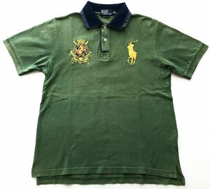 90s USA企画 ポロ バイ ラルフローレン ポロシャツ ラガーシャツ　　カスタムフィット Polo by Ralph Lauren 90年代 ヴィンテージ 玉7466