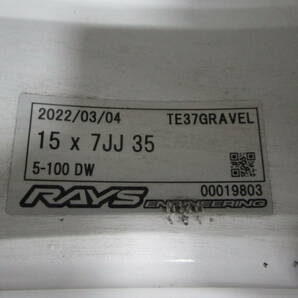 TE37 レイズ RAYS 15インチ 2本 プリウス レガシー インプレッサ フォレスター BRZ FT86 シエンタ ウィッシュ カローラ 鍛造品の画像6