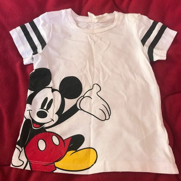 ディズニー　H&M ミッキーマウス/Tシャツ　80