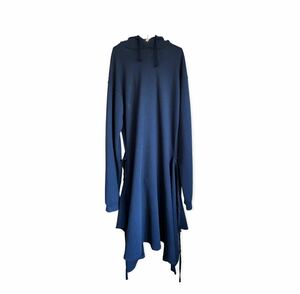 Vetements 16ss heavy cotton hoodie wrap dress