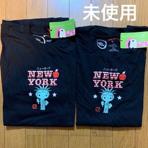 【新品未使用】メンズM レディースL ニューヨークTシャツ セット