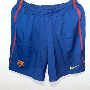 ◆美品◆NIKE バルセロ2011/12 ナインナーパンツ付DRY-FITショートパンツ　サイズL