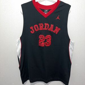 ◆美品◆NIKE JORDAN 23 DRI-FITバスケユニフォーム ブラック　サイズL