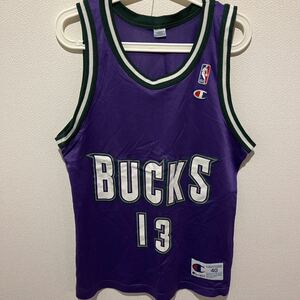 ◆希少◆ Champion社製　Vintage NBA Milwaukee buck No.13 Robinson サイズ40