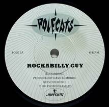 【英7】 POLECATS ポールキャッツ / ROCKABILLY GUY / DON'T CRY BABY / 1981 UK盤 7インチシングルレコード EP 45 ロカビリー ネオロカ_画像4