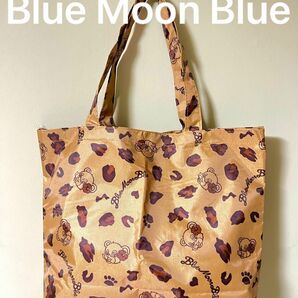 【未使用】BlueMoonBlue レオパード柄トートバッグ エコバッグ　サブバッグ
