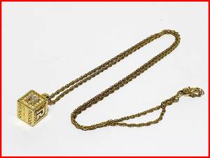  prompt decision NINA RICCI Nina Ricci necklace Gold Logo lady's men's K4