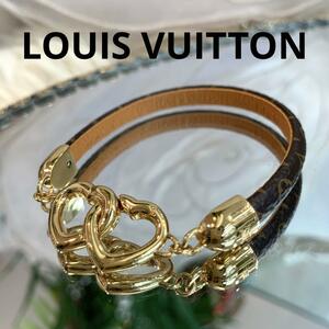 * как новый * Louis Vuitton латунь reseiies браслет монограмма 
