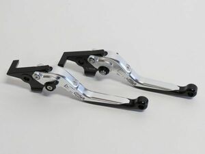 TMAX 530 2012-2019 TMAX 500 2008-2011 TMAX560 2020-2022 CNC ブレーキレバーセット 可倒式 銀【ae-tm08-7】