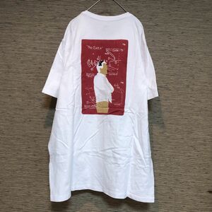 リーバイス　半袖Tシャツ　バックプリント　数式　ワンポイントロゴ　デカプリント47　古着　入手困難　激レア　希少 人気 ビッグプリント