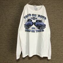 デルタ　長袖Tシャツ　ロンT　シボレー　クラシックカー　アメ車　デカロゴ39 古着　入手困難　激レア　希少 人気　ゆるだぼ　ビッグサイズ_画像1