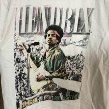 バンT　UK製　半袖Tシャツ ジミヘンドリックス　デカプリント　エレキギター13 古着　入手困難　激レア　希少 人気　イギリス製 ギタリスト_画像3