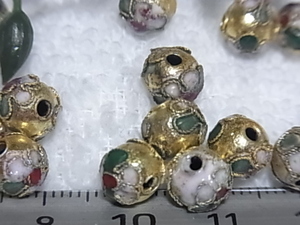 * Kirara * the 7 treasures beads Gold //5 bead /Y100~