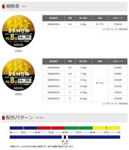 ゴーセン 砂紋 PE×8 0.4号 250m_画像2