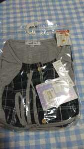 !②409* unused * storage goods * nursing clothes *mutti ei* one mile. outing also possible to use Layered pyjamas ash М