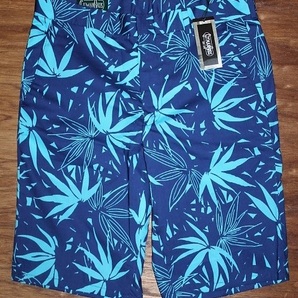 【特価即決】 新品★GITMAN BROS★ALOE LEAF PRINT ショーツ (W30)★GITMAN VINTAGE ギットマン ヴィンテージ ショートパンツ USA製