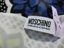 MOSCHINO モスキーノ　チープ＆シック　シルク　シフォン　リボン　ワンピース　総柄　３８_画像5