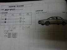 【￥1000 即決】トヨタ カリーナED / ST160 / ST162系 純正 パーツカタログ / パーツリスト / 保存版 / 1988年 【当時もの】_画像3