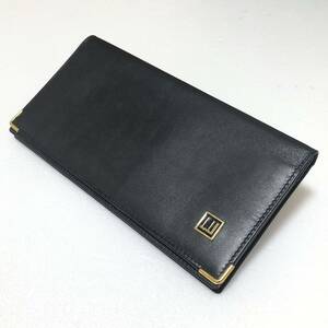 Dunhill ダンヒル 長財布 折財布 札入れ財布 レザー 黒