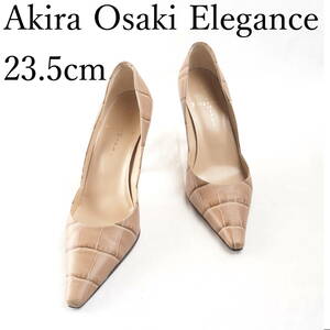 LK6960**Akira Osaki Elegance*アキラオーサキエレガンス*レディースパンプス*23.5cm*ベージュ