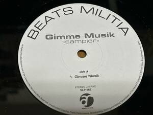 ★即決落札★BEATS MILITIA「Gimme Musik」Club系/２００１年リリース/日本盤/全３曲収録