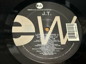 ★即決落札★J.T.「LET ME GROOVE U」Rap/Hip Hop/１９９１年リリース/US盤/全４曲収録