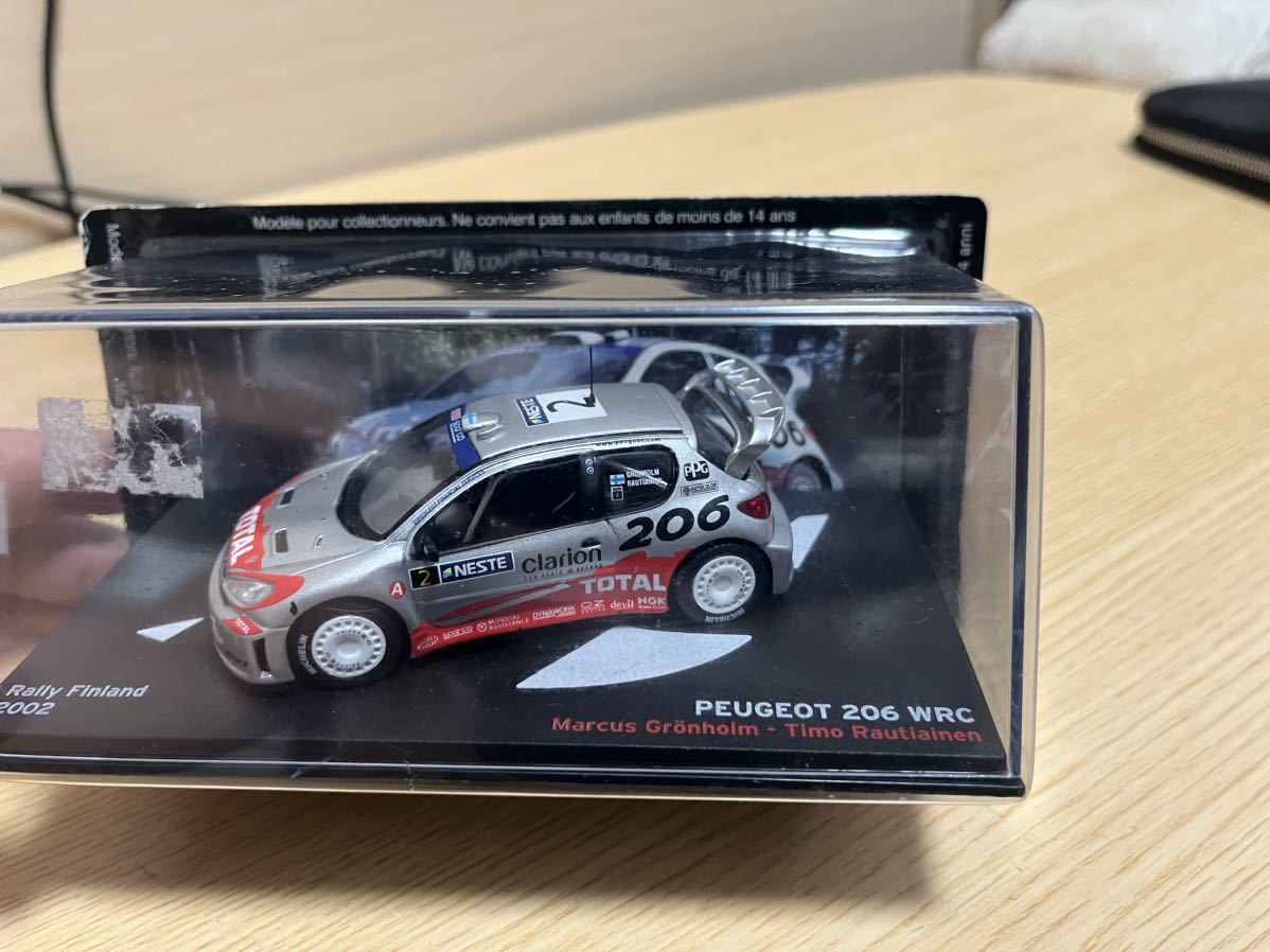 新古 ラジコン 京商 プジョー 206 WRC readyset 1/10 電動-