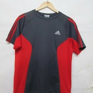 adidas アディダス クライマクール 半袖 Tシャツ L 赤 b17041の画像1