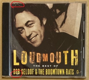 CD★BOB GELDOF 「LOUDMOUTH」　ボブ・ゲルドフ、THE BOOMTOWN RATS、ベスト盤